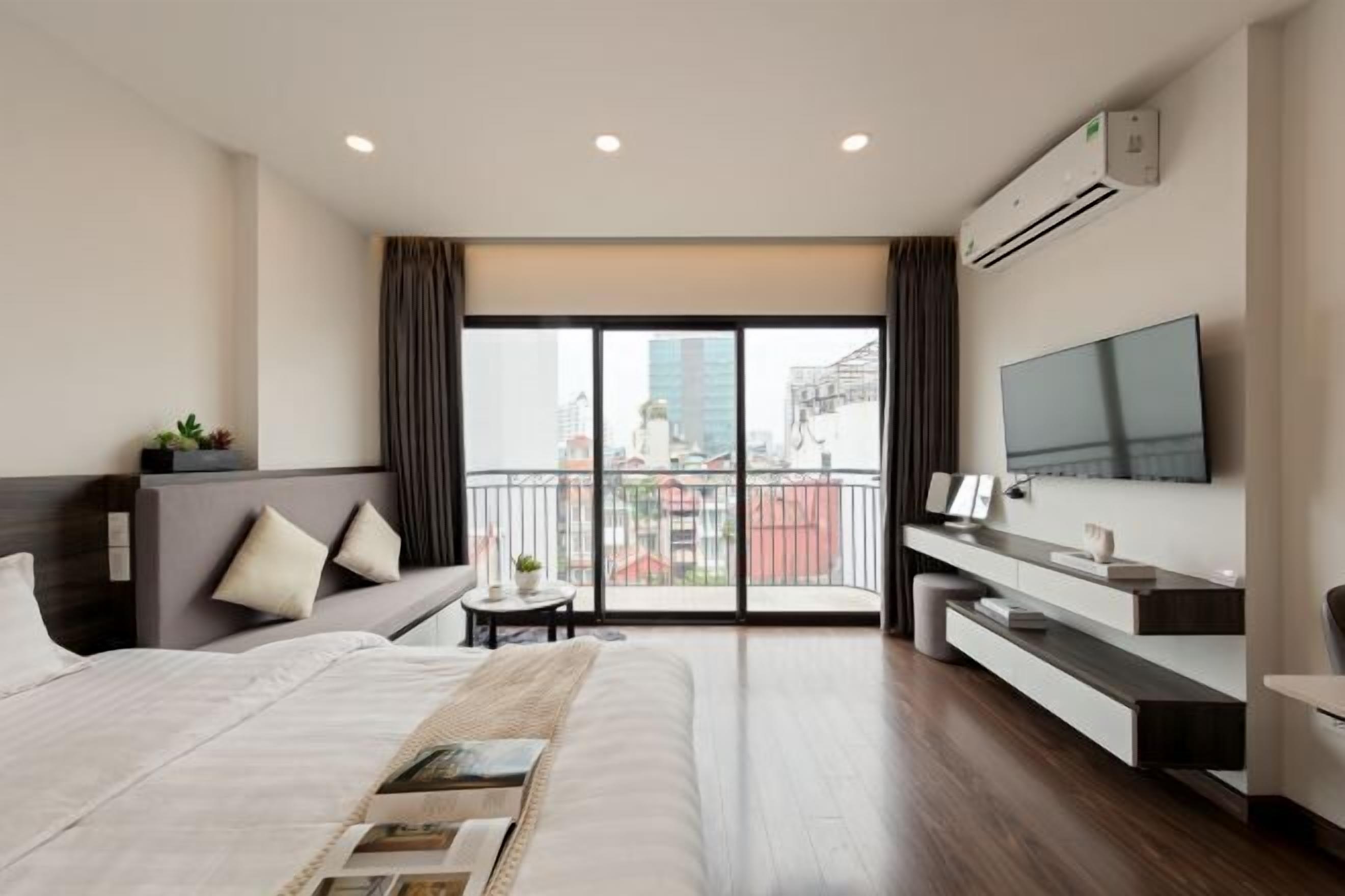 Premium bedding, individually furnished, desk, laptop workspace