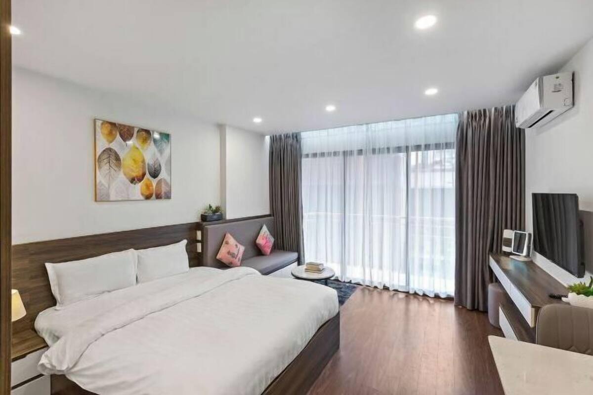 Roupas de cama premium, individualmente mobiliados, escrivaninha