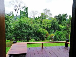 Standard Bungalow, 2 Single Beds, Hill View | Terrace/patio - Jungle guest house (Pangmapha)