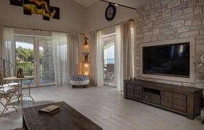 TV, fireplace, table tennis - 4 bedroom awesome home in Rab (Rab)