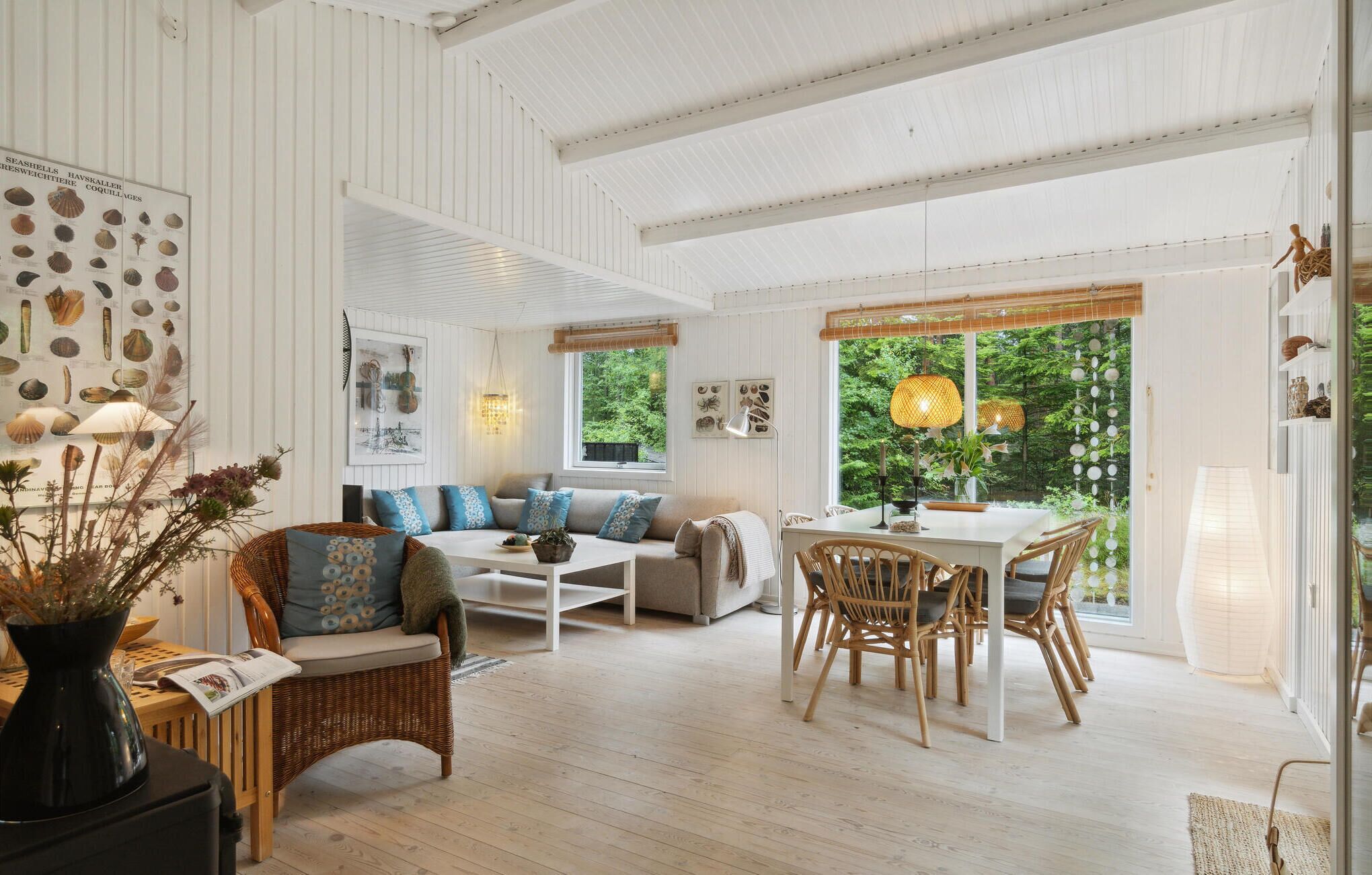 Télévision, cheminée