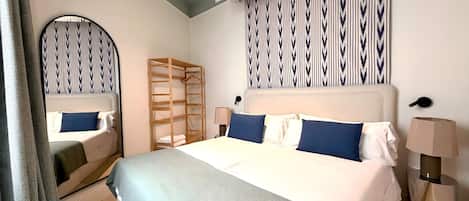 1 室のベッドルーム、アイロン / アイロン台、インターネット、ベッドシーツ