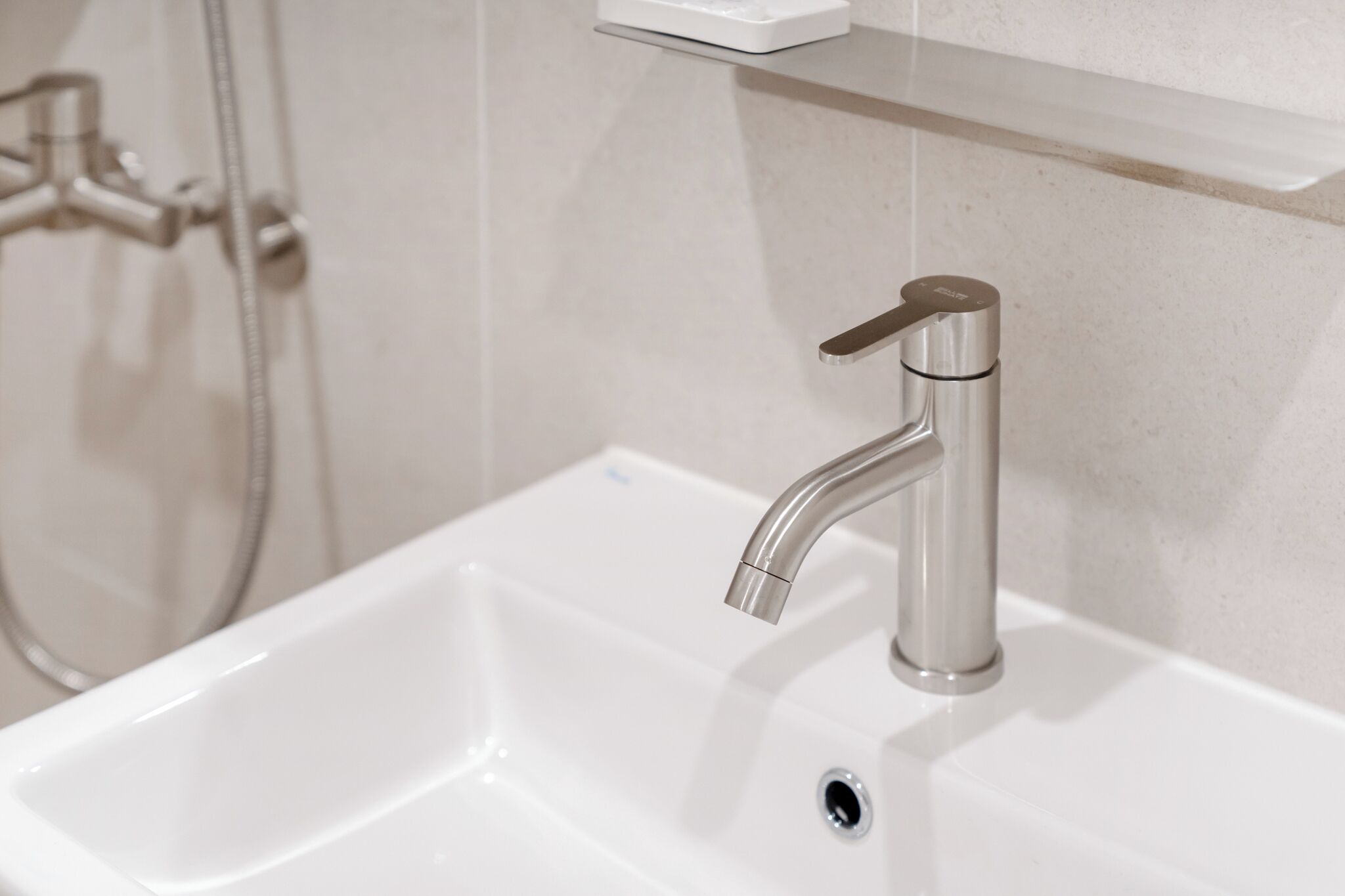 2pc | bathroom | hair dryer, bathrobes, towels, shampoo