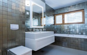 Shower, hair dryer