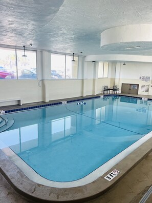 Indoor pool, outdoor pool