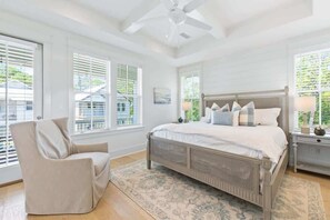 5 bedrooms, iron/ironing board, travel cot, WiFi