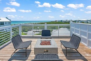 Terrace/patio - Amazing Views | Elevator | Private Pool | 6 Bikes (Inlet Beach)