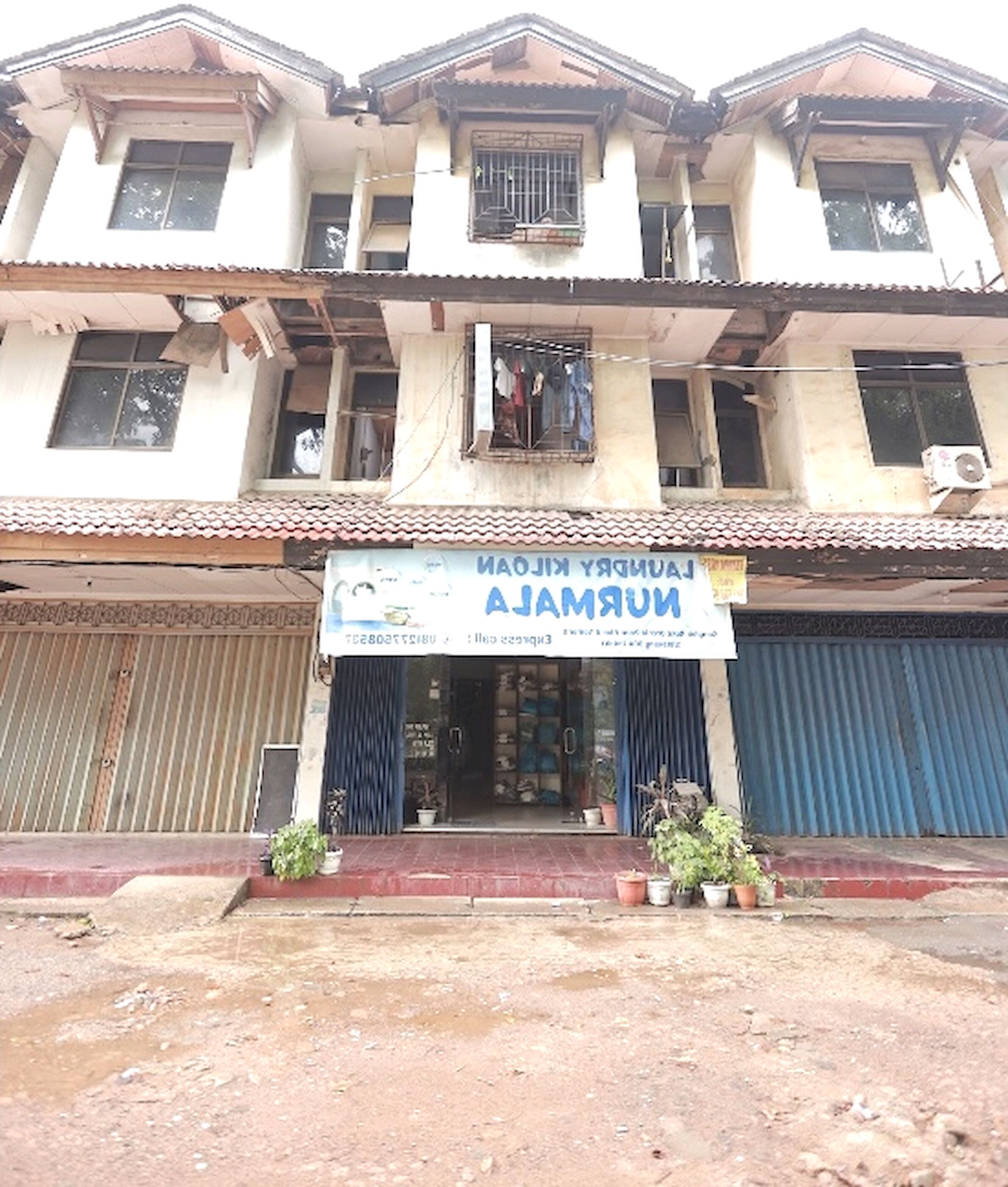 Façade de l’hébergement