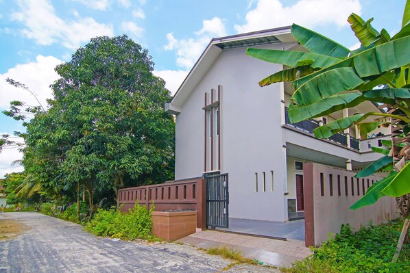 Fassade der Unterkunft