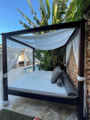 Terrace/patio - Beachside Villa with Private Pool (Cabarete)