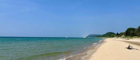 Aan het strand