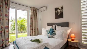 1 habitación, tabla de planchar con plancha, cuna de viaje y wifi