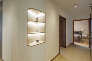 2 bedrooms, iron/ironing board, WiFi, bed sheets - Penthouse Deluxe Apartment - Free Parking, Roof Garden (Budapest)