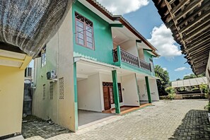 Majoituspaikan julkisivu