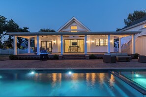 Una piscina riscaldata