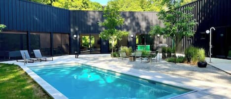 Una piscina climatizada
