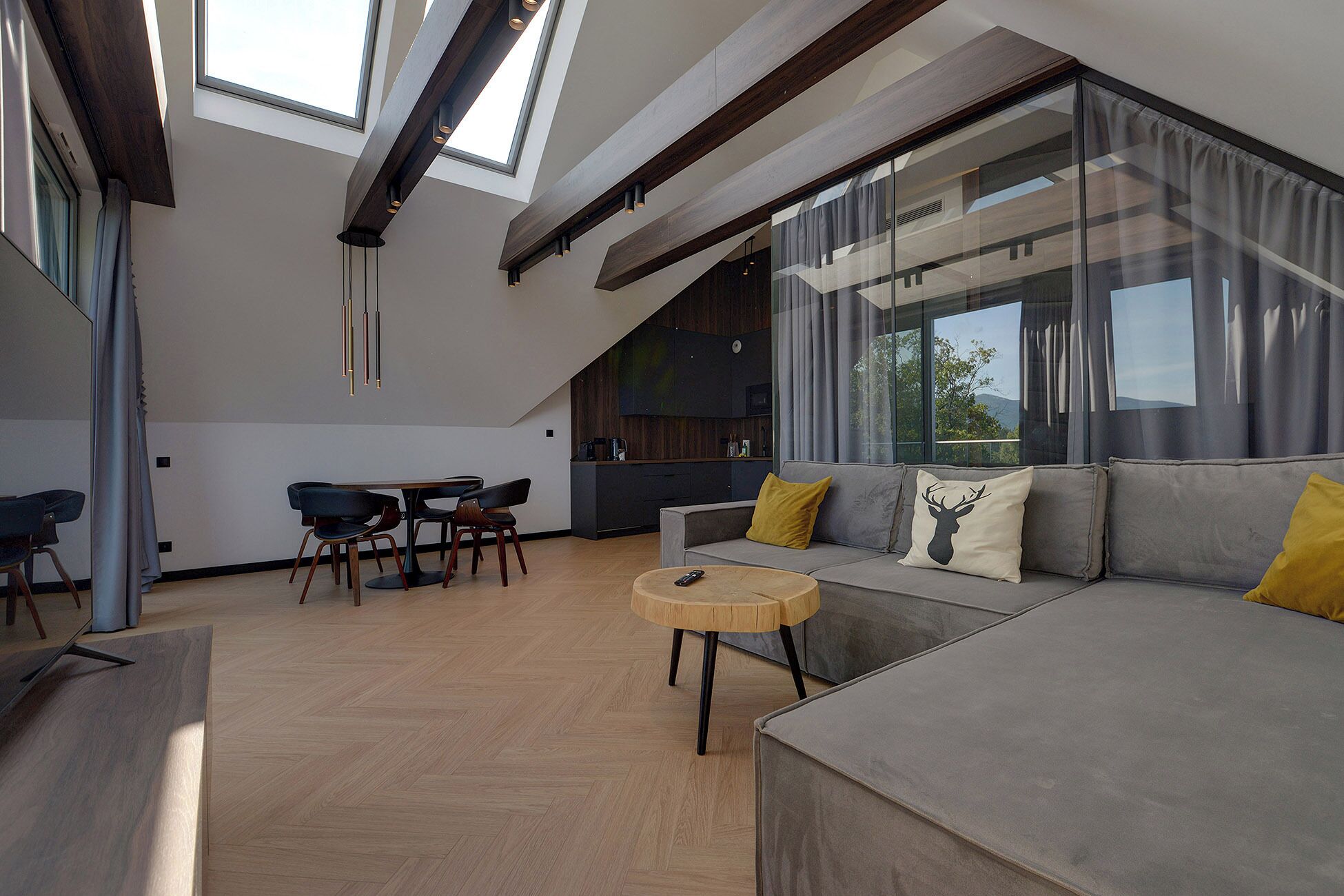 Panoramic-Apartment | Wohnzimmer