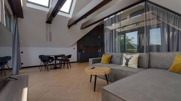 Panoramic-Apartment | Wohnzimmer