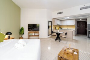公寓 (0 Bedroom) | 熨斗/熨衣板、搖籃/嬰兒床、床單