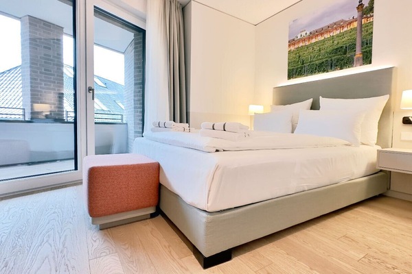 Superior appartement | Luxe beddengoed, een kluis op de kamer, geluiddichte muren