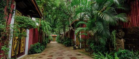 Façana frontal de l'allotjament