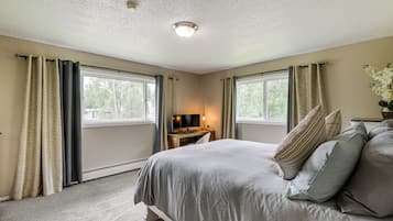 3 chambres, bureau, lit de bébé portatif, Wi-Fi
