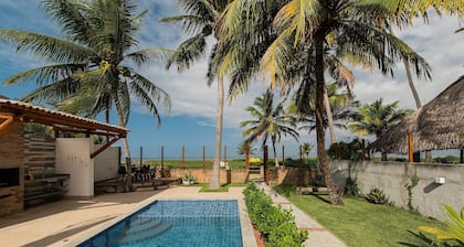 Maravilhosa casa pé na areia em Itamaracå