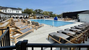 A heated pool - Ocean Breeze | Steps to Beach, Heated Pool & Views (Corolla)