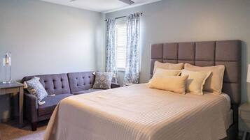 Desk, iron/ironing board, travel crib, WiFi (free)