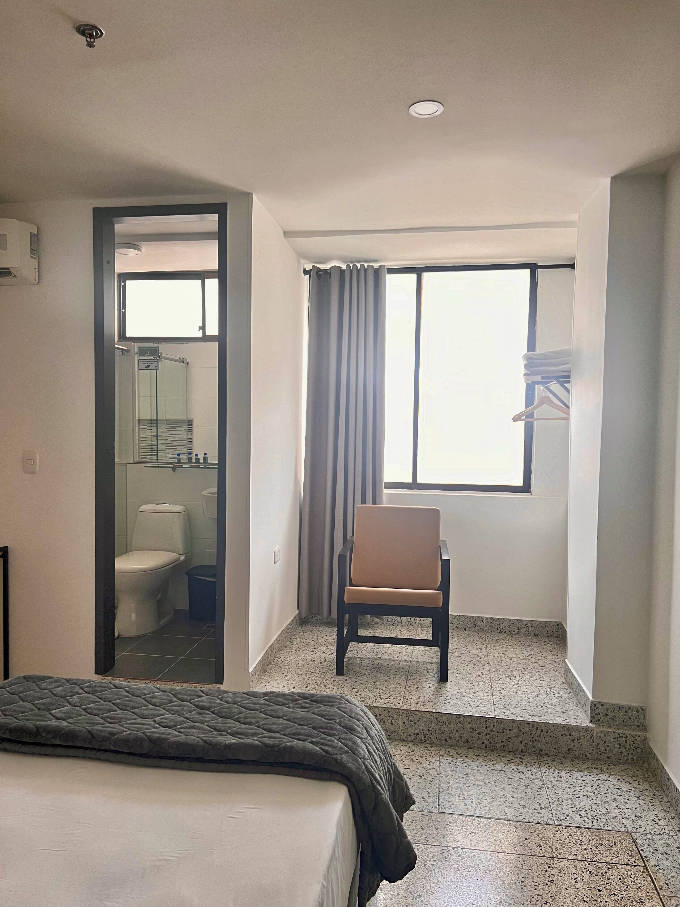 basic double room | down duvets, desk, laptop workspace, free wifi