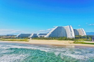 Private beach, white sand