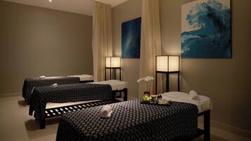 Boblebad, dampbad, kropsbehandlinger, hot stone-massage
