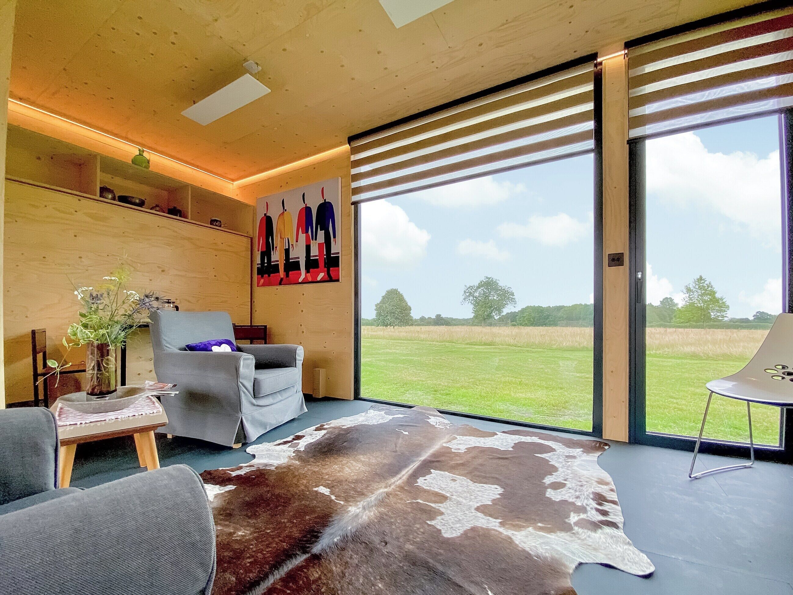 The Studio, within walking distance of the village of Yatton Keynell, on the edge of the Cotswolds.