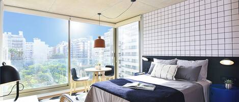 1 habitación, tabla de planchar con plancha, wifi y ropa de cama