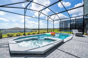 Pool - Brand New, beautifully decorated,  7 bed house near Disney! (Davenport)