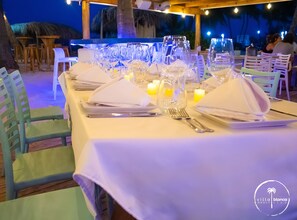 Área para banquetes al aire libre