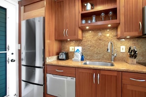 Condo (0 Bedroom) | Private kitchen | Full-size fridge, microwave, oven, coffee/tea maker - Napili Bay NAB-107 by KBM (Napili-Honokowai)