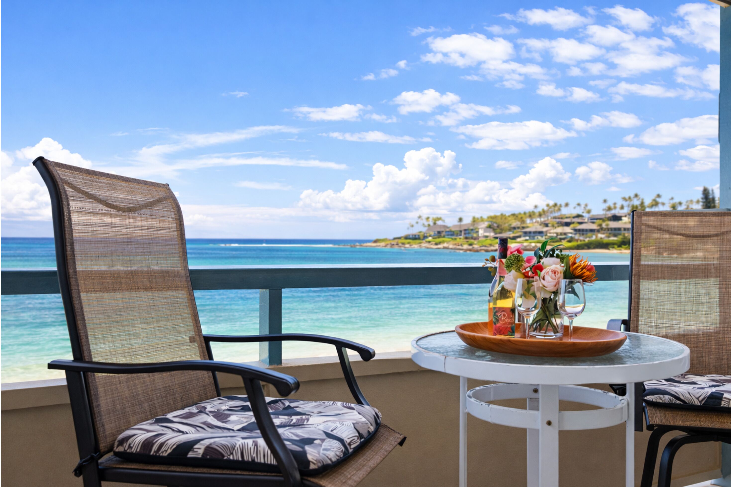 วิลล่า (Studio, Oceanfront, Sleeps 2(NAB-107)) | ระเบียง