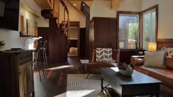 Smart TV y chimenea