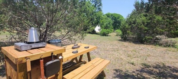 Restauration en plein air