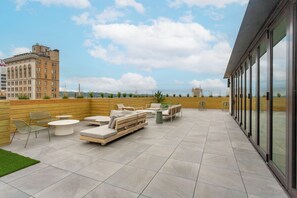 Terrace/patio - Studio at the Frank in the heart of Downtown. (Birmingham)