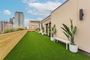 Terrace/patio - Studio at the Frank in the heart of Downtown. (Birmingham)