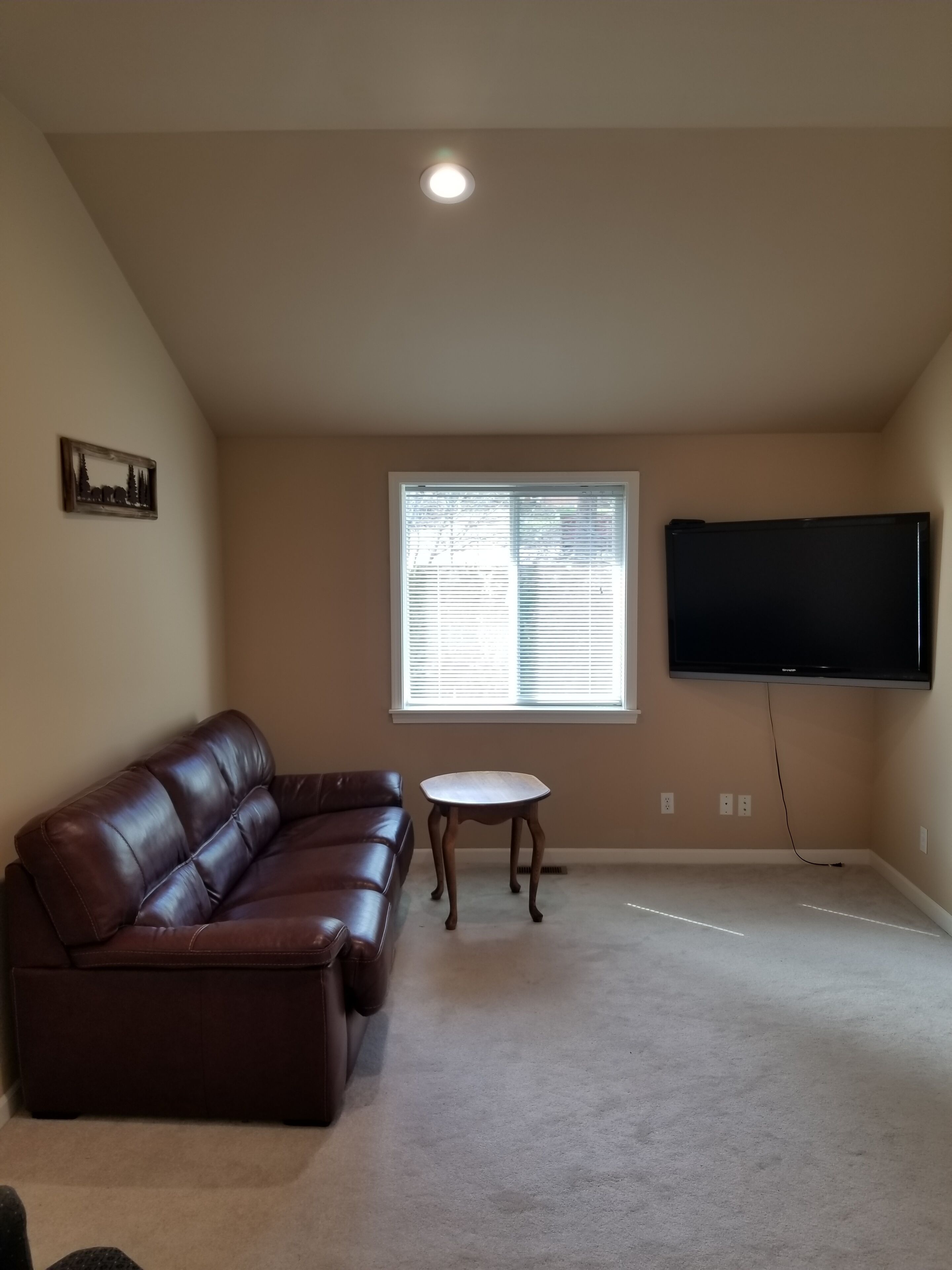 On the Third Floor two Rooms and Bathroom. There is a chill space w/pull out bed
