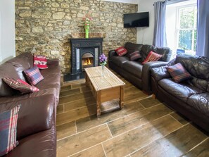 Fireplace - 6 bedroom accommodation in Pelcomb, near Newgale (Pelcomb, near Newgale)