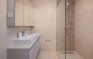Shower, hair dryer