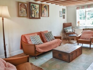 Fireplace - An idyllic thatched cottage in rural Suffolk. (Denham)