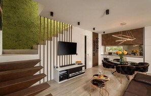 TV, fireplace, DVD player, stereo - Lovely home in Nin with sauna (Nin)