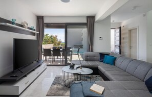 TV connectée, cheminée, chaßne hi-fi