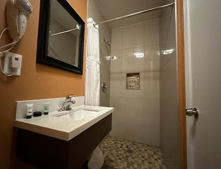 Bathtub. Queen Non Smoking at New Corral Motel