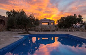 Una piscina climatizada
